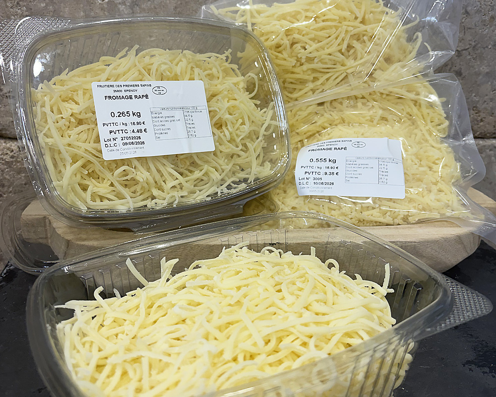 Fromage rapé - mélange des Comtés